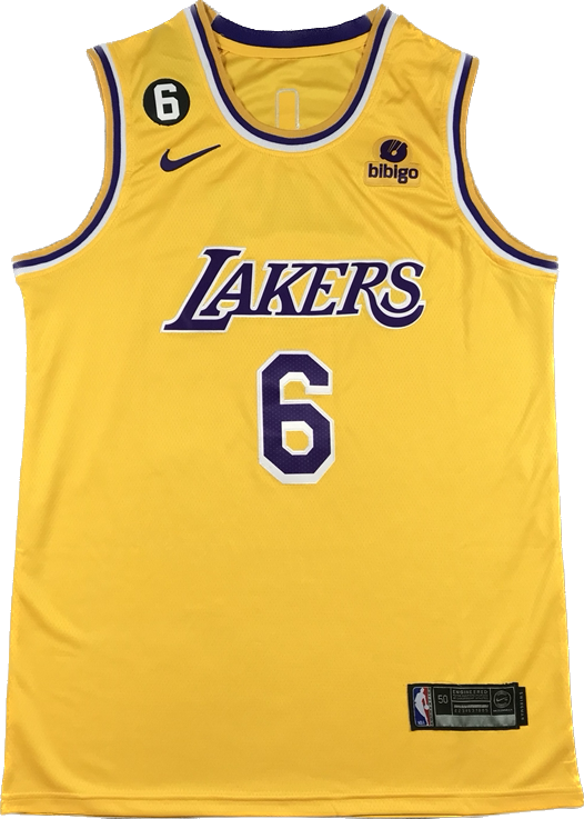 Maillot discount lakers flocage