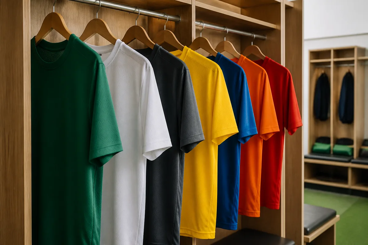 Maillots des sélections